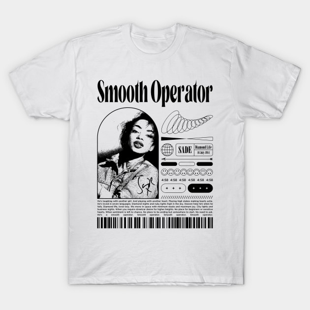 Sade Adu Vintage Smooth Operator T-Shirt by Garza Arcane